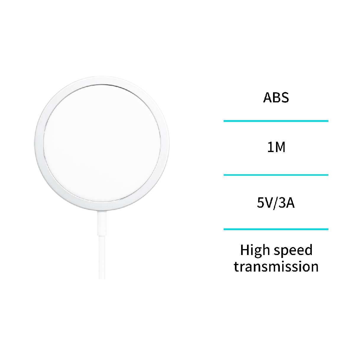 Cargador magn&eacute;tico inal&aacute;mbrico