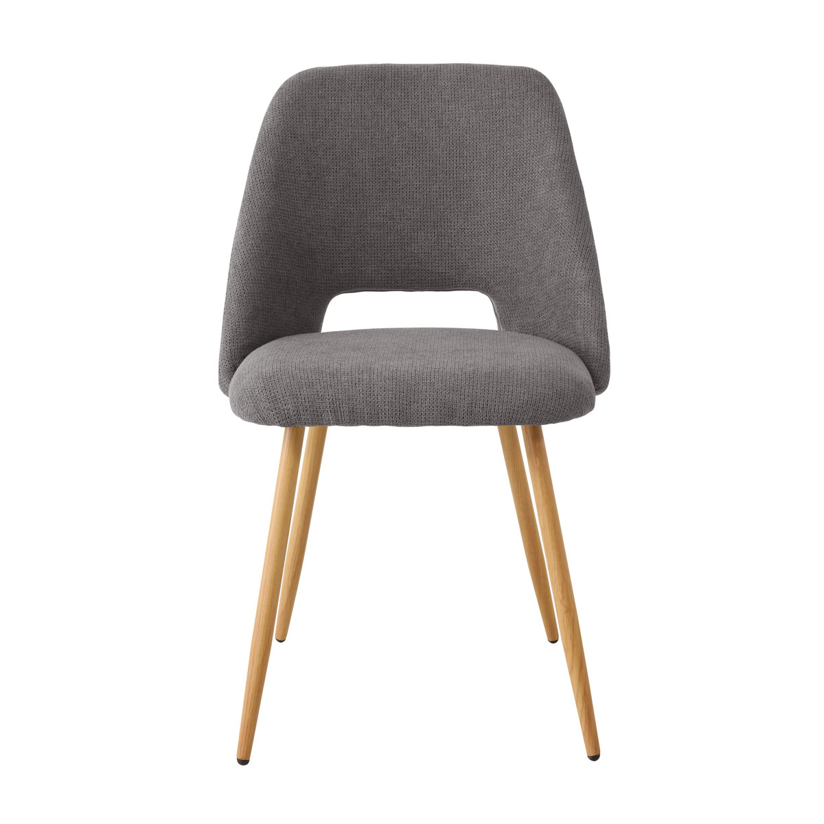Silla FRESNO de tela gris
