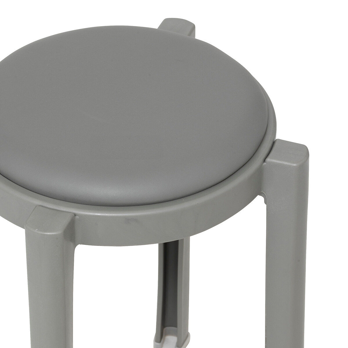 Taburete apilable PLASTA gris