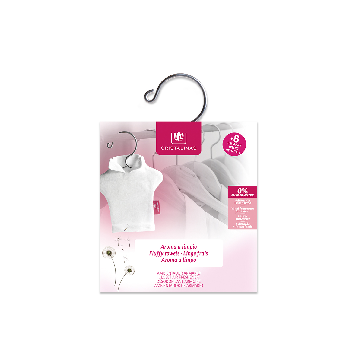 Ambientador Para Arm&aacute;rio Com Cabide Aroma Limpo
