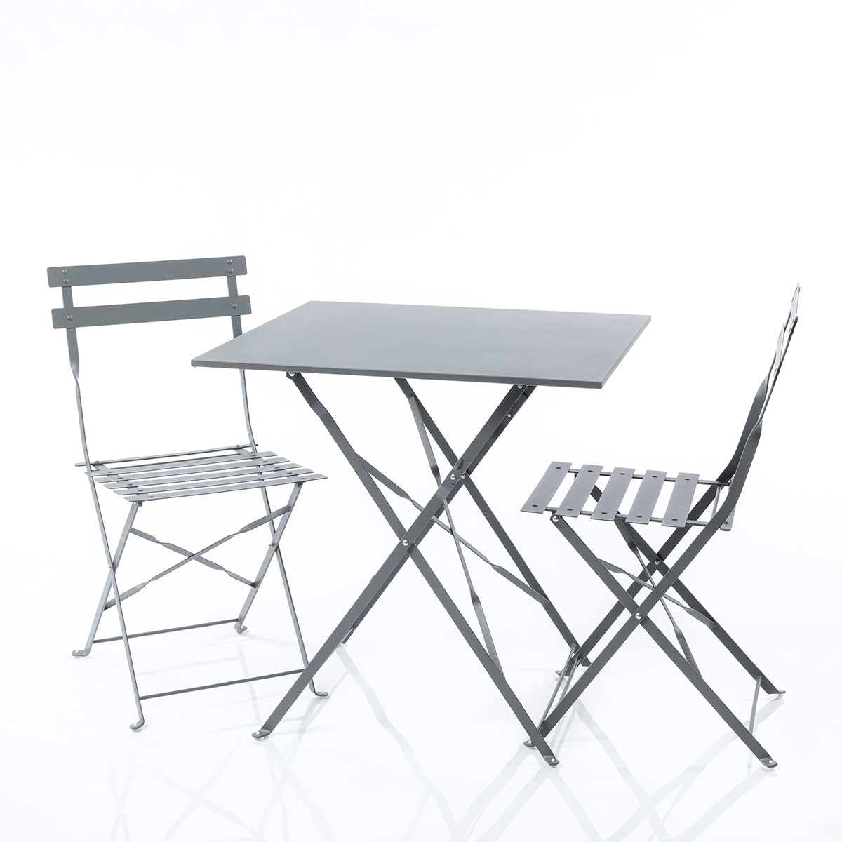 Conjunto De Jardim Camargue Cinza Antracite