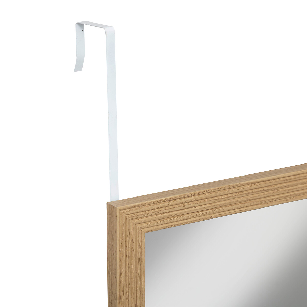 Espejo wc marr&oacute;n para puerta 109cm
