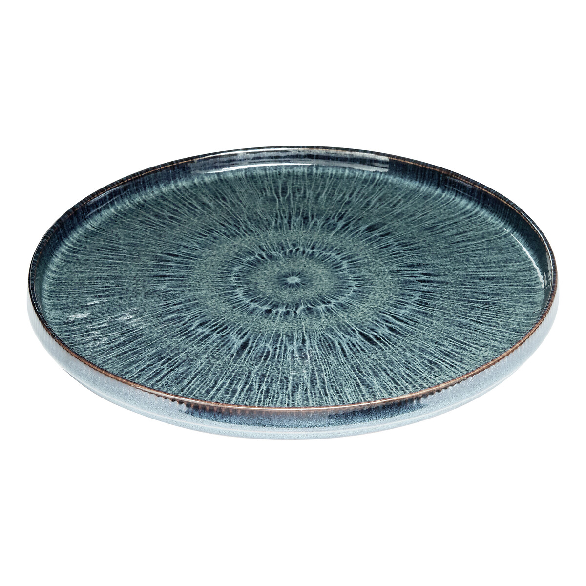 Plato llano EVA azul oscuro 27cm