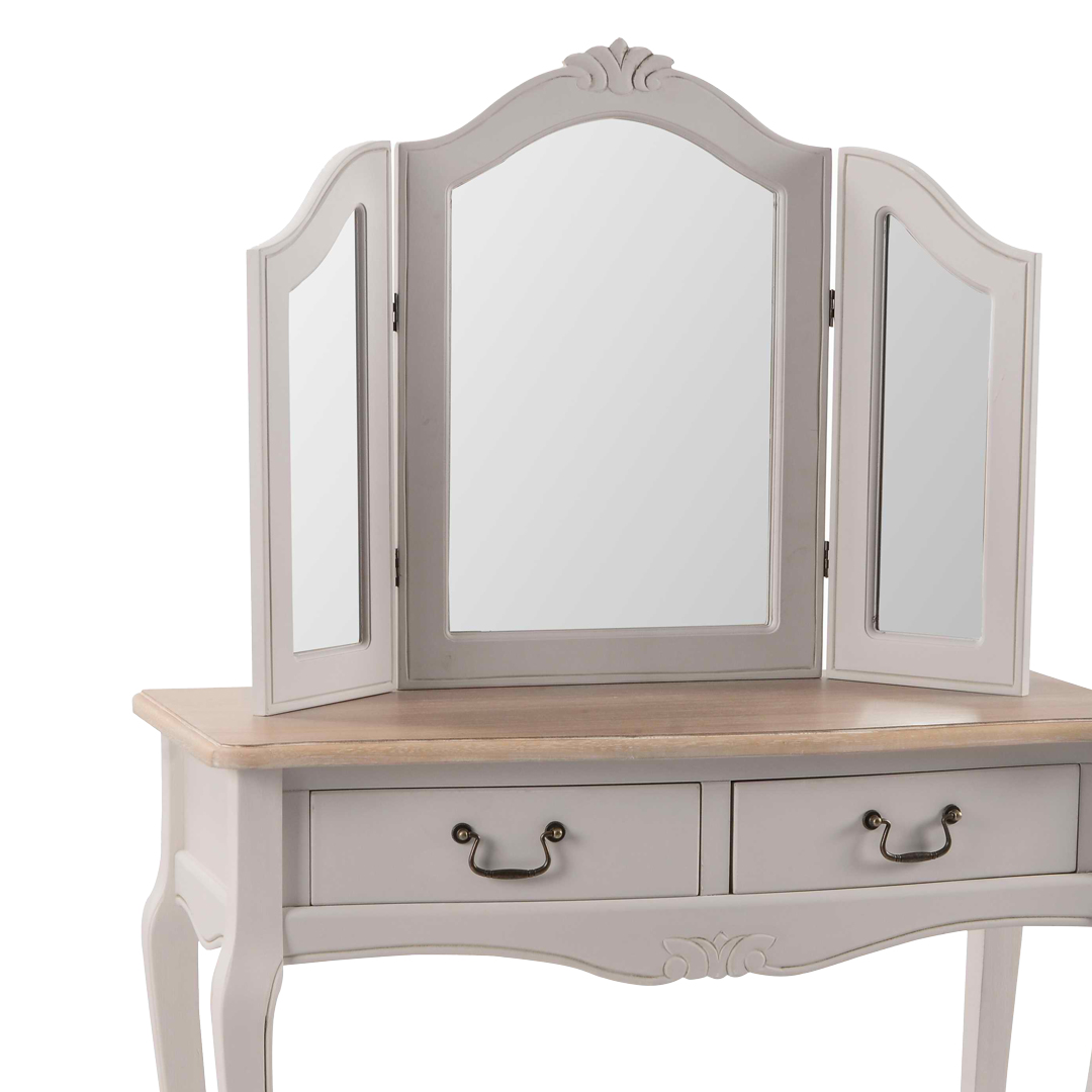 Tocador Bela Blanco C/Espejo 90x40x79Cm