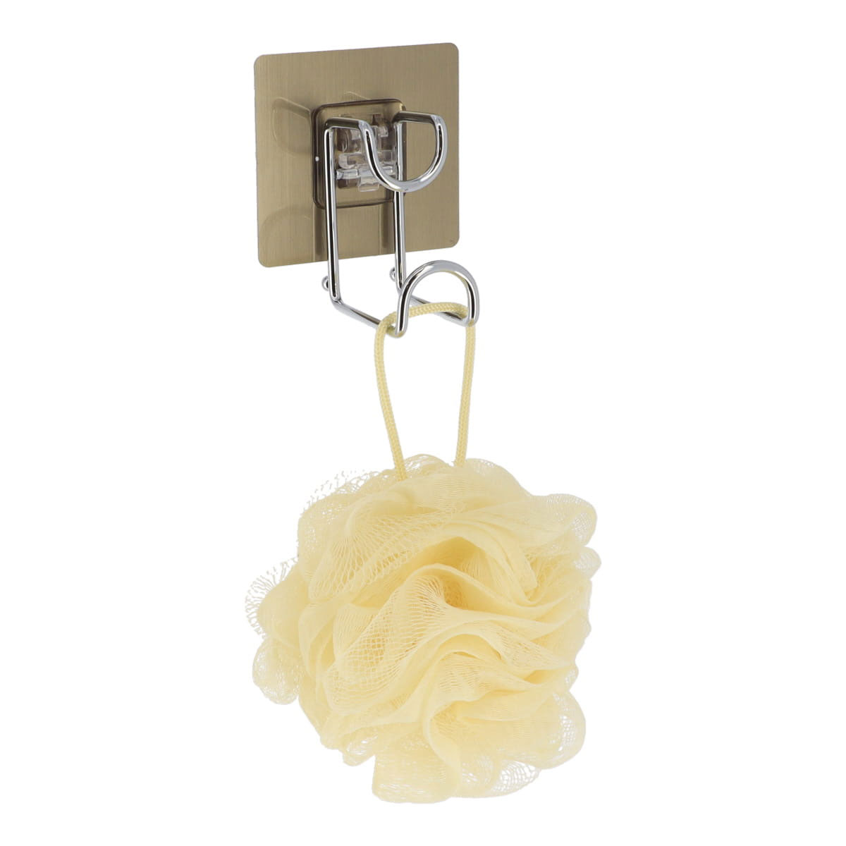 Gancho P/Ba&ntilde;o C/Adhesivo Acero Inox.