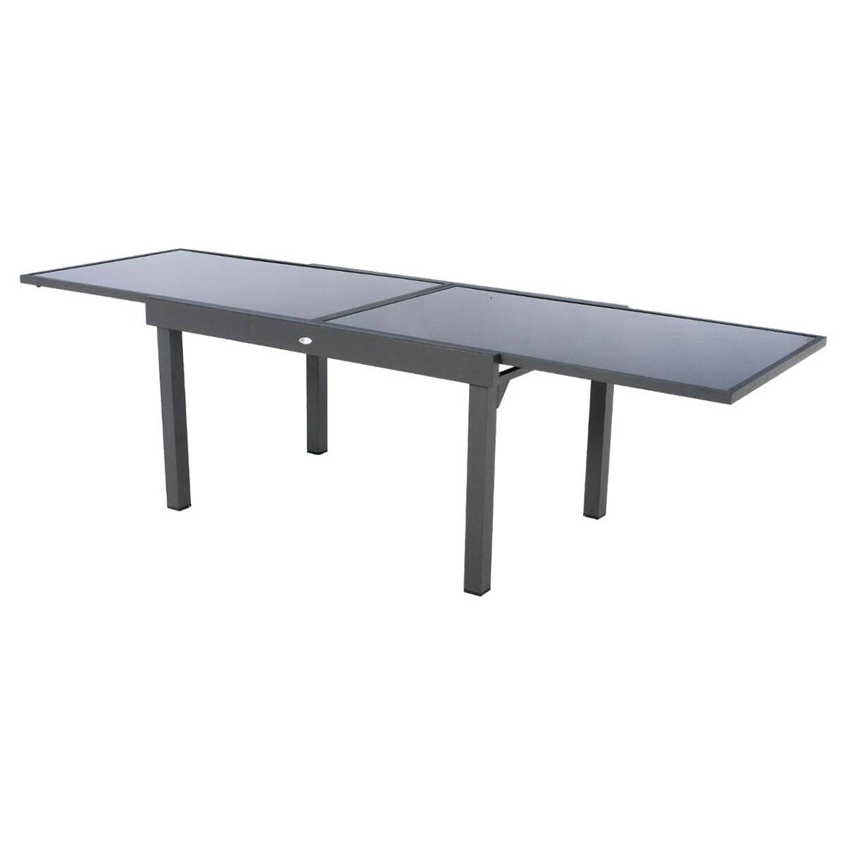 Mesa extensible PIAZZA gris graphite 135-270cm