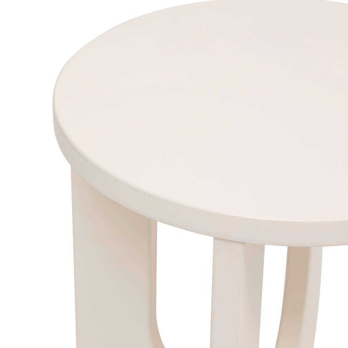 Mesa auxiliar BLOOM blanca de mdf 50.4x40x40cm