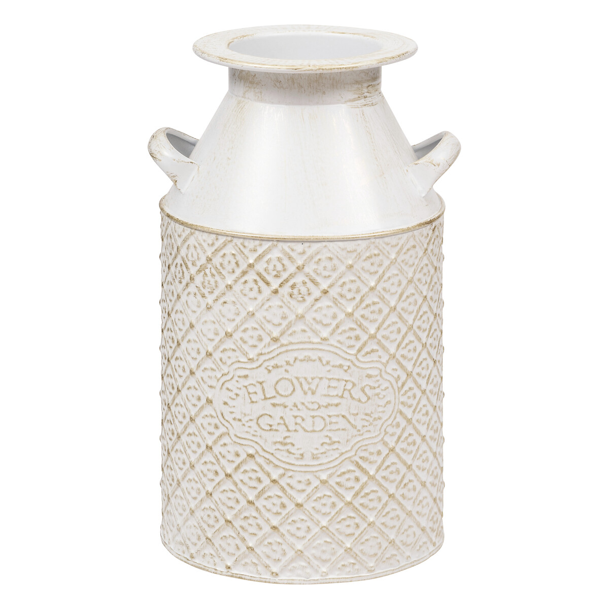 Jarra TINO de metal blanco 31.5cm