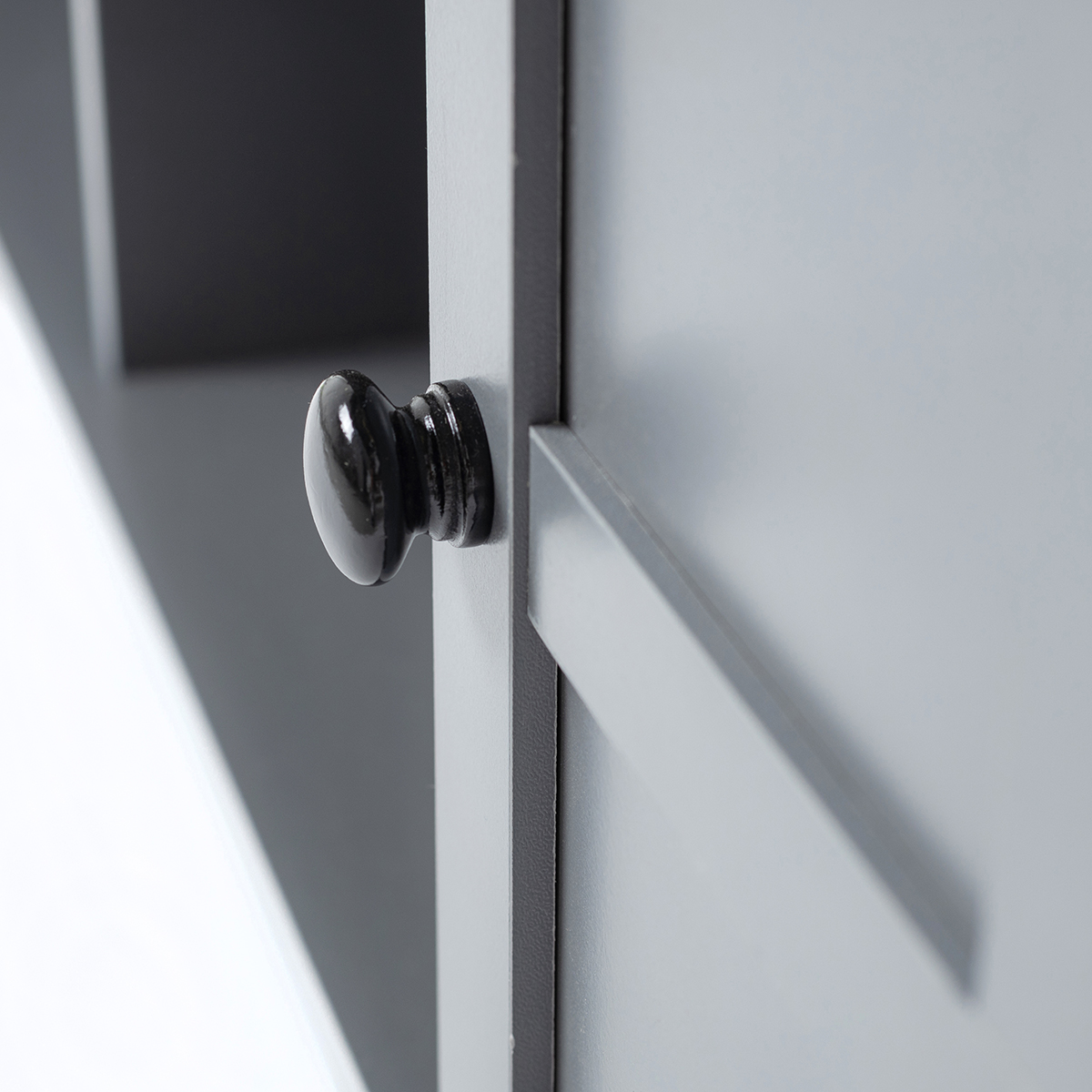 Banco Con Almacenaje Gris