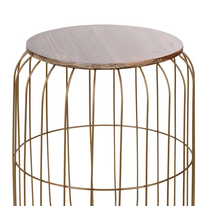 Mesa Auxiliar Flyo Tam.1/2 24x24x40Cm