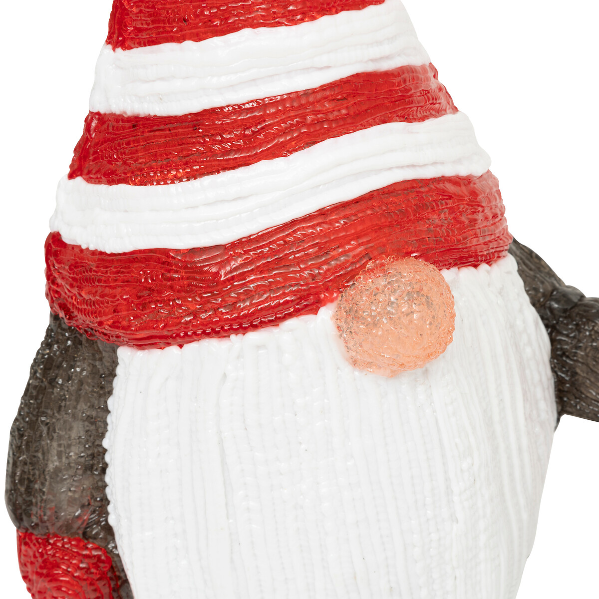 Figura De Gnomo Luminoso Con LED Solar 23x39,5cm 