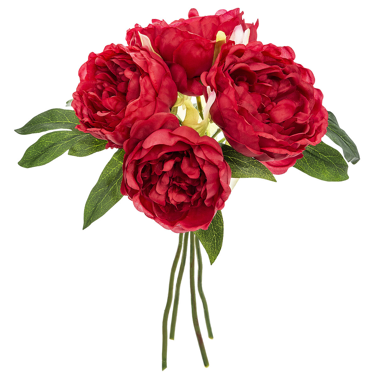 Bouquet Com 4 Peónias Vermelhas