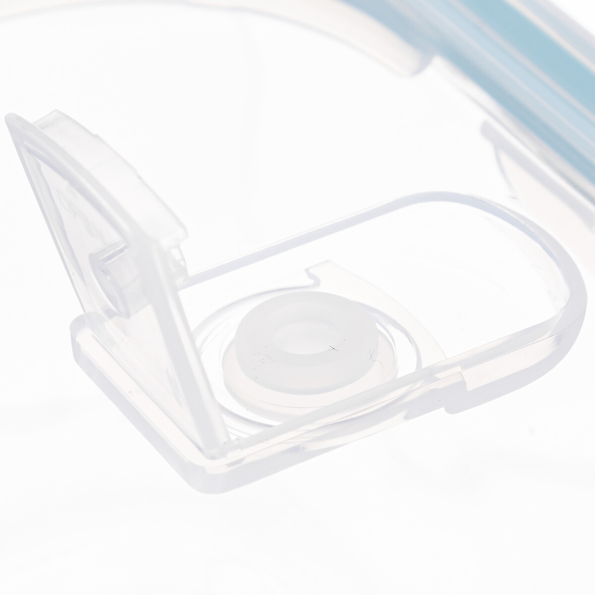 Hermético Cuadrado C/Tapa Azul 1.8L