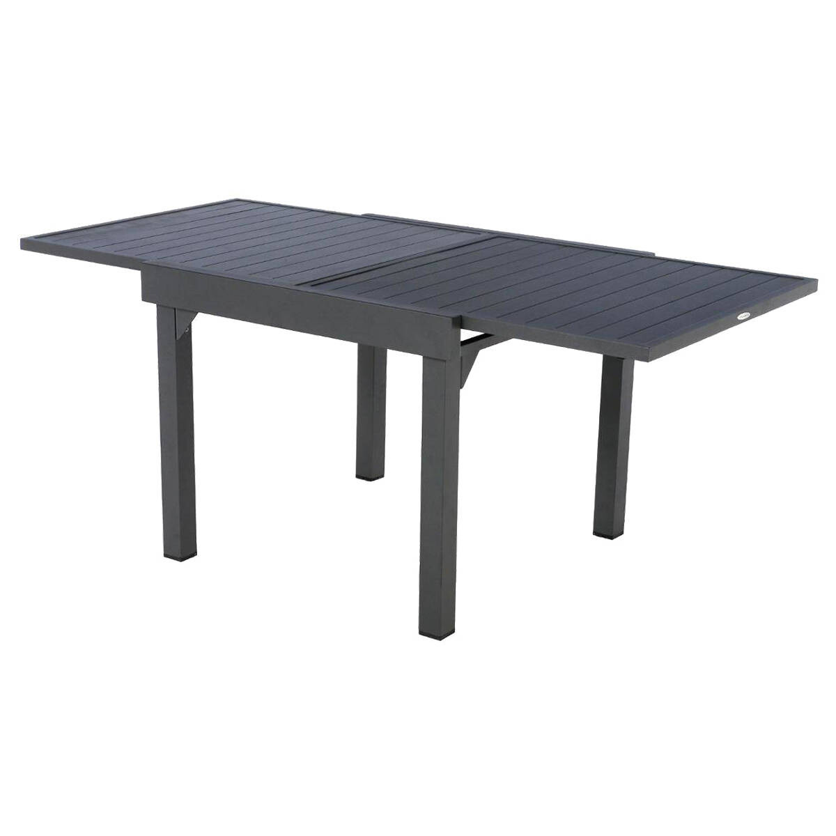 Mesa Extens&iacute;vel Piazza Cinza Graphite 90-180cm
