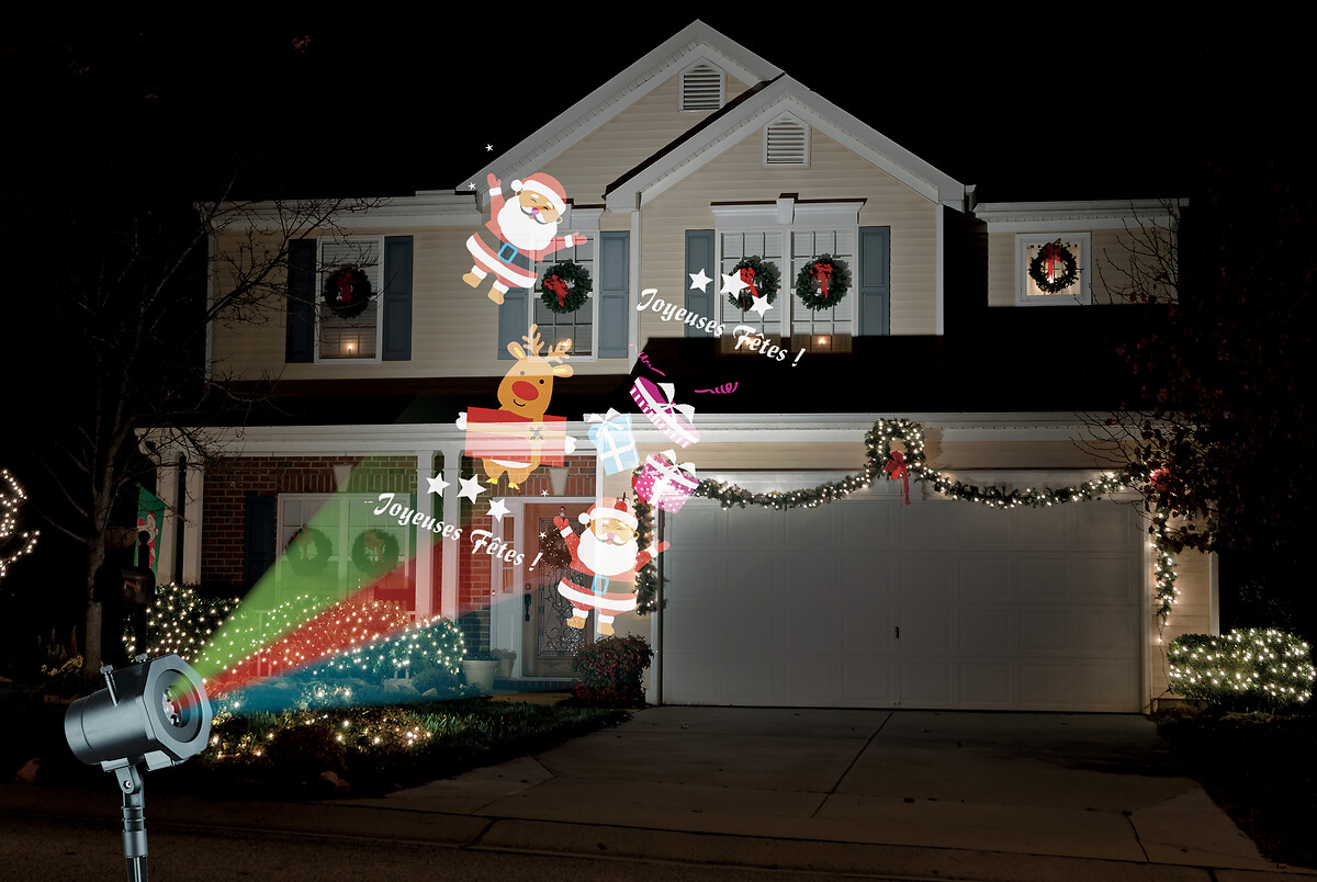 Projetor Luminoso Exterior Multicolor
