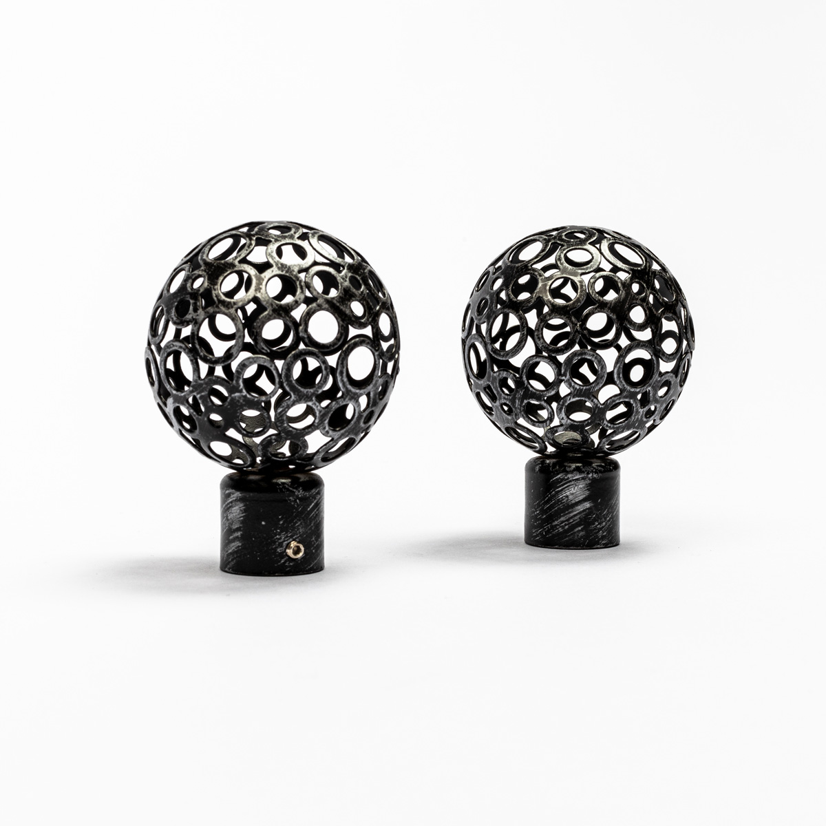 Conjunto De 2 Terminais Boule Preto/Prata