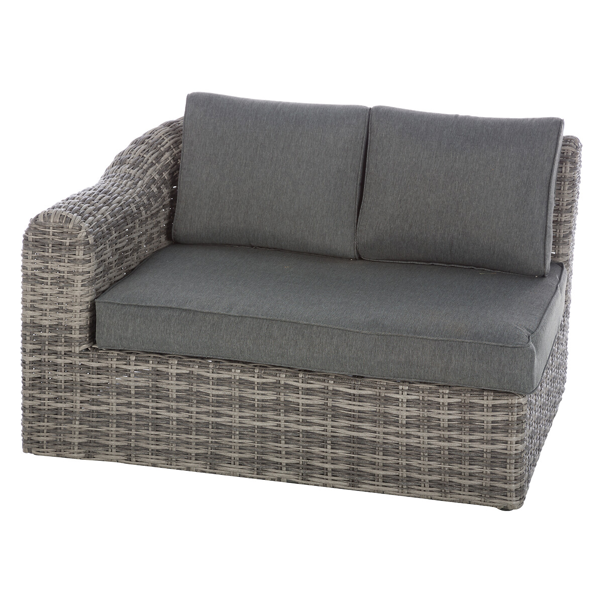 Conjunto De Jardim Moor&eacute;a Terre D'Ombre Em Rattan Sint&eacute;tico