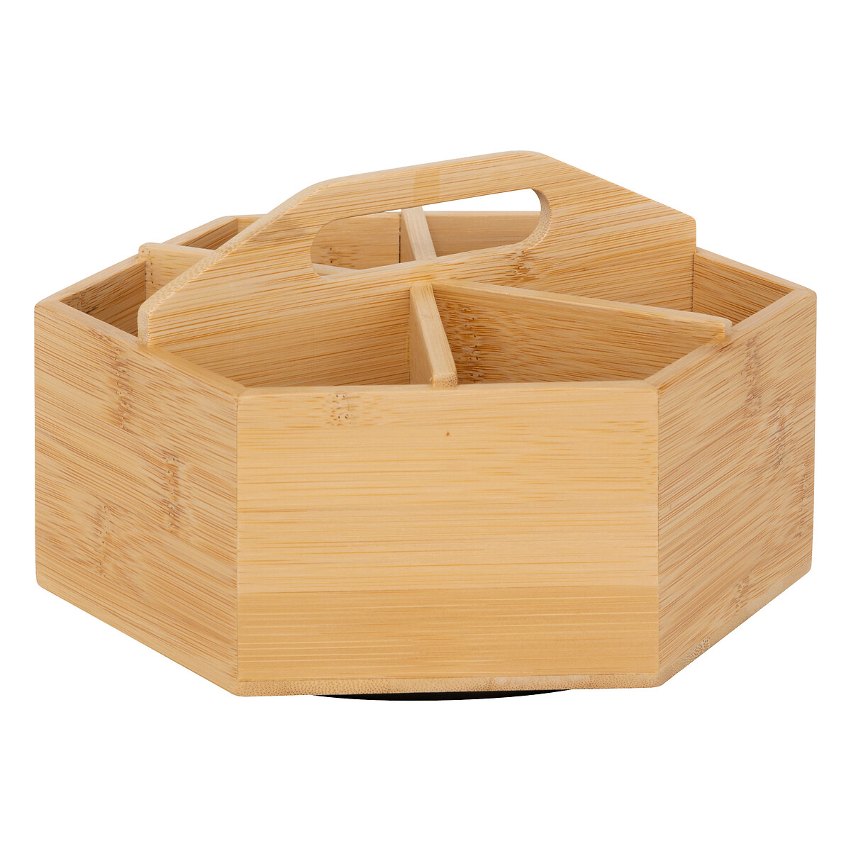 Caja de t&eacute; giratoria con 6 compartimentos