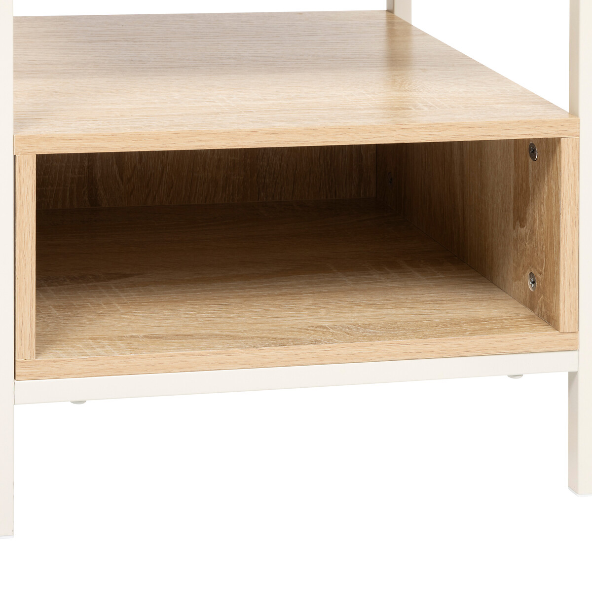 Mesa de noche CURVY beige