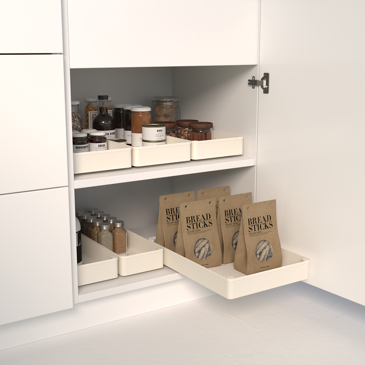 Caja organizadora deslizante 8,2x40x26,9cm