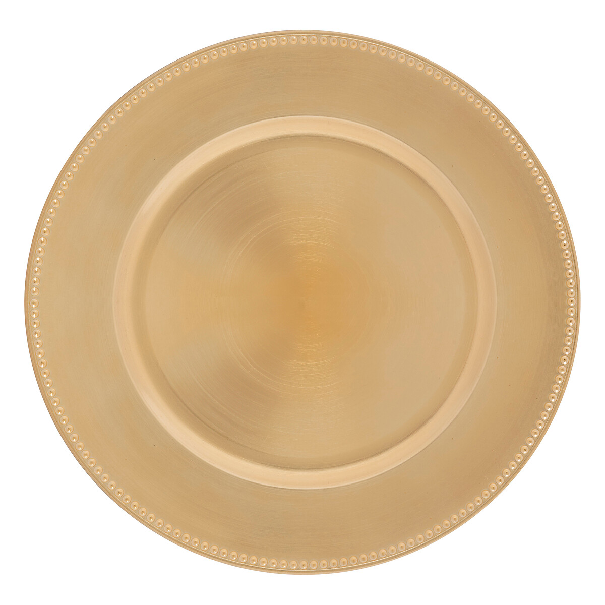Bajoplato decorativo dorado 33cm
