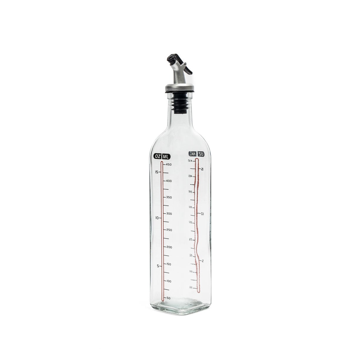 Galheteiro De Vidro Com Medidor 500ml