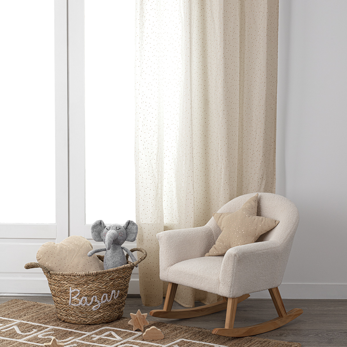 Cortina Berlingot Beige 140x250Cm
