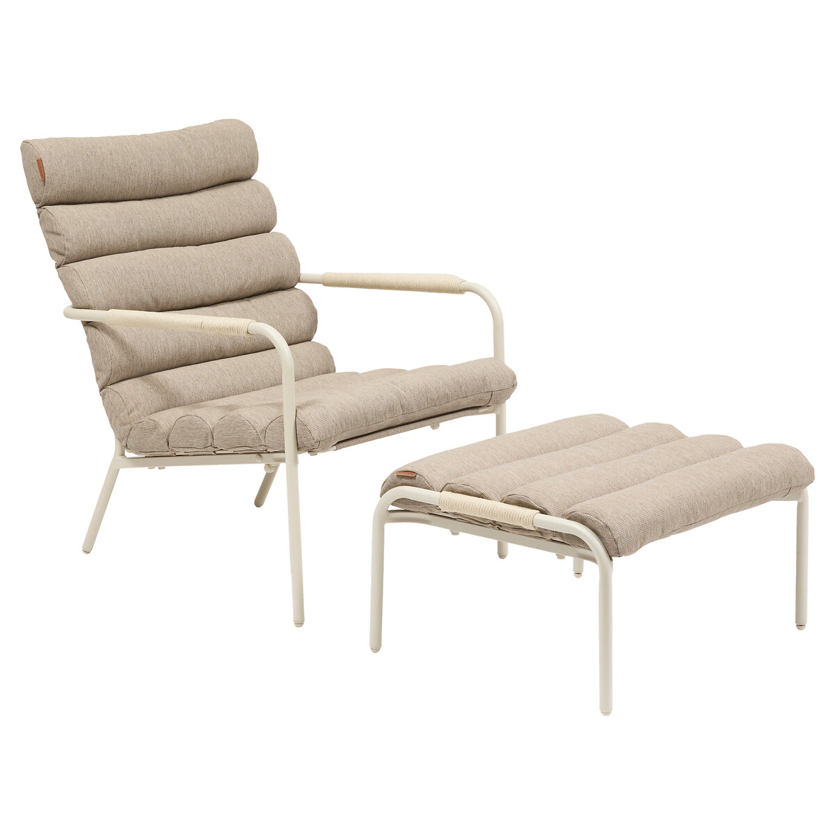 Sill&oacute;n relax SOLANI argile con reposapies
