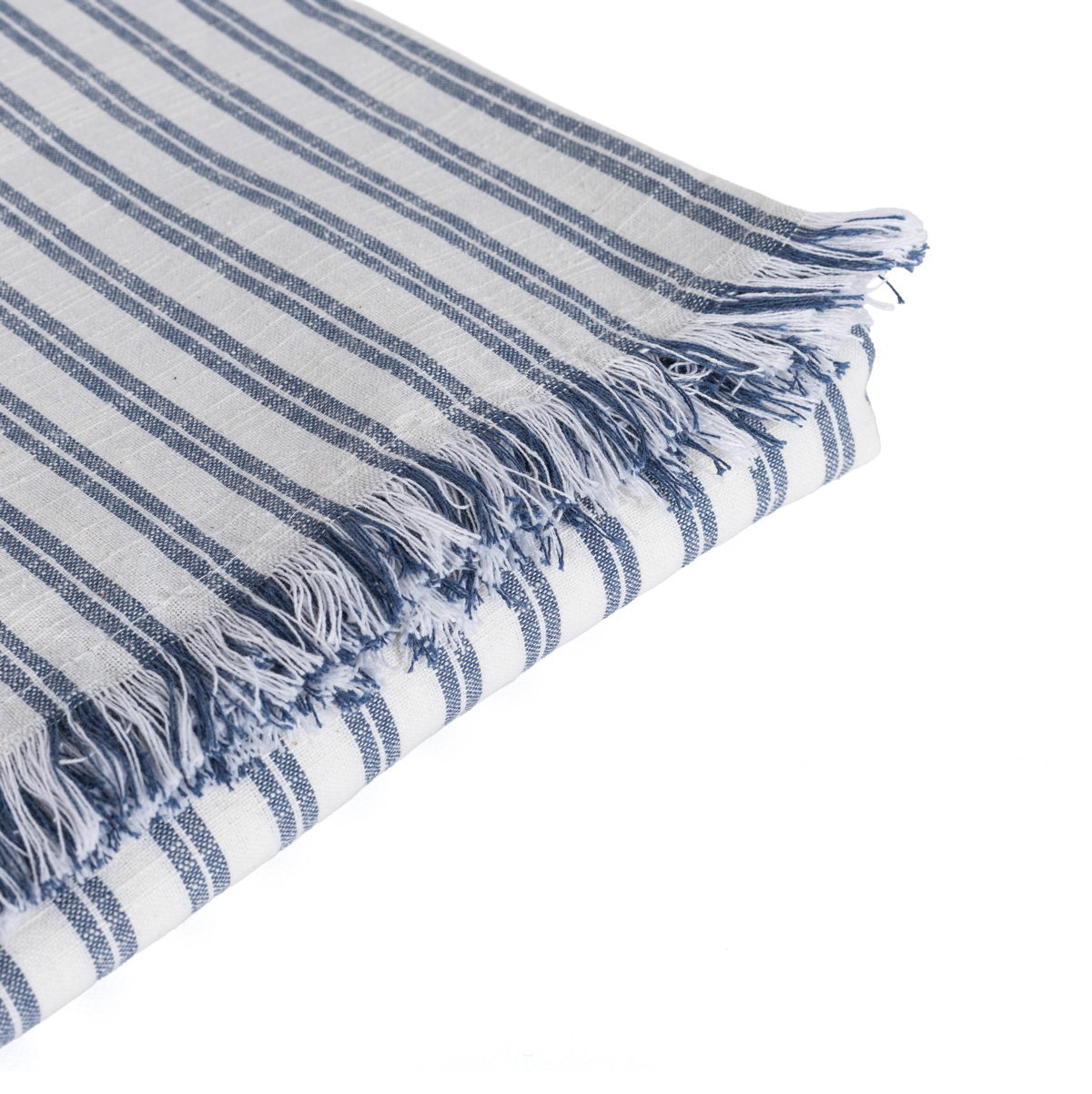 Mantel de mesa SLUB STRIPES azul 140x240cm