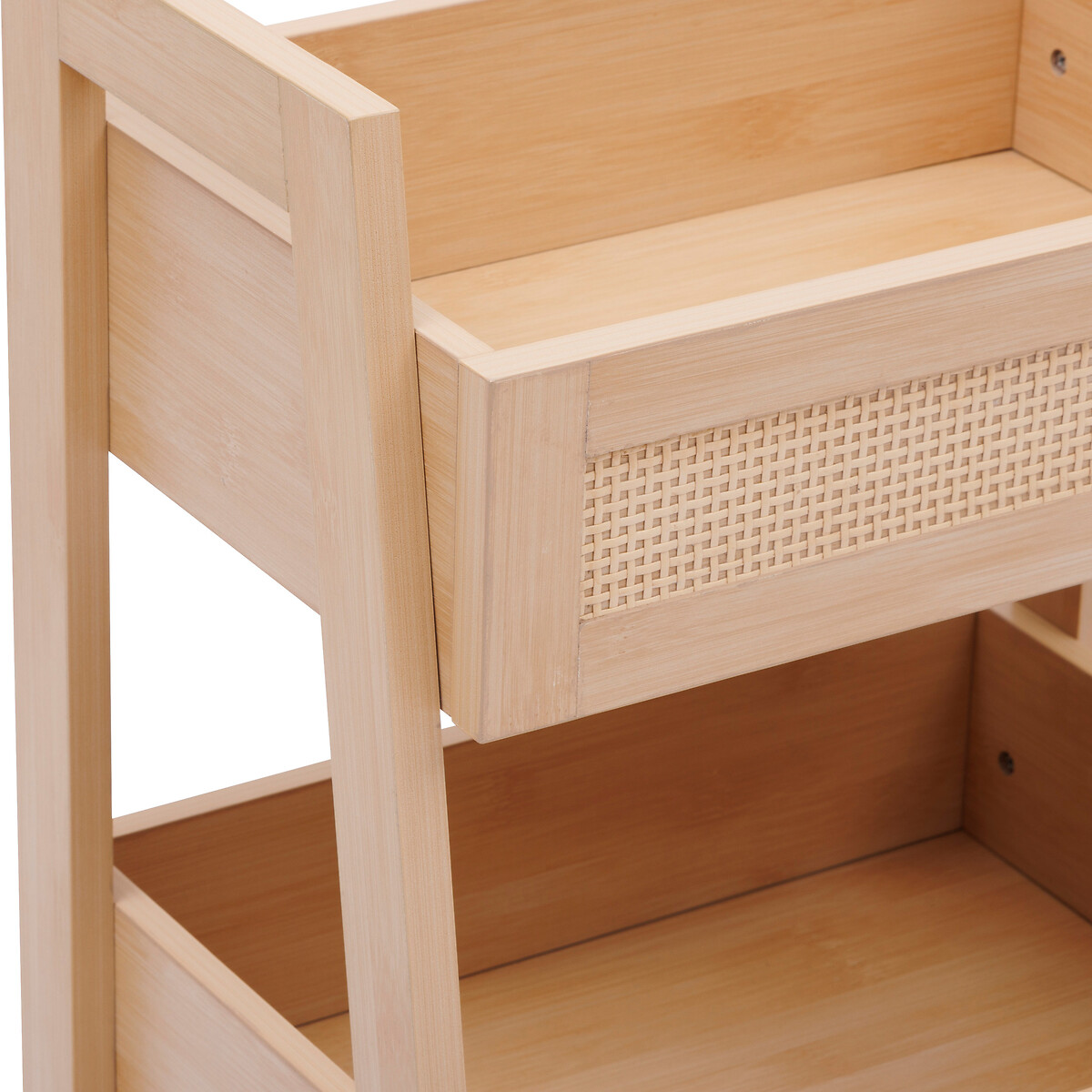 Mueble auxiliar wc con 3 estantes beige