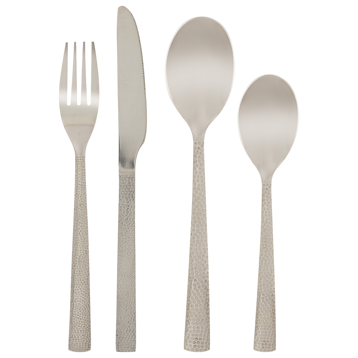 Cuberter&iacute;a de 24 piezas plateada