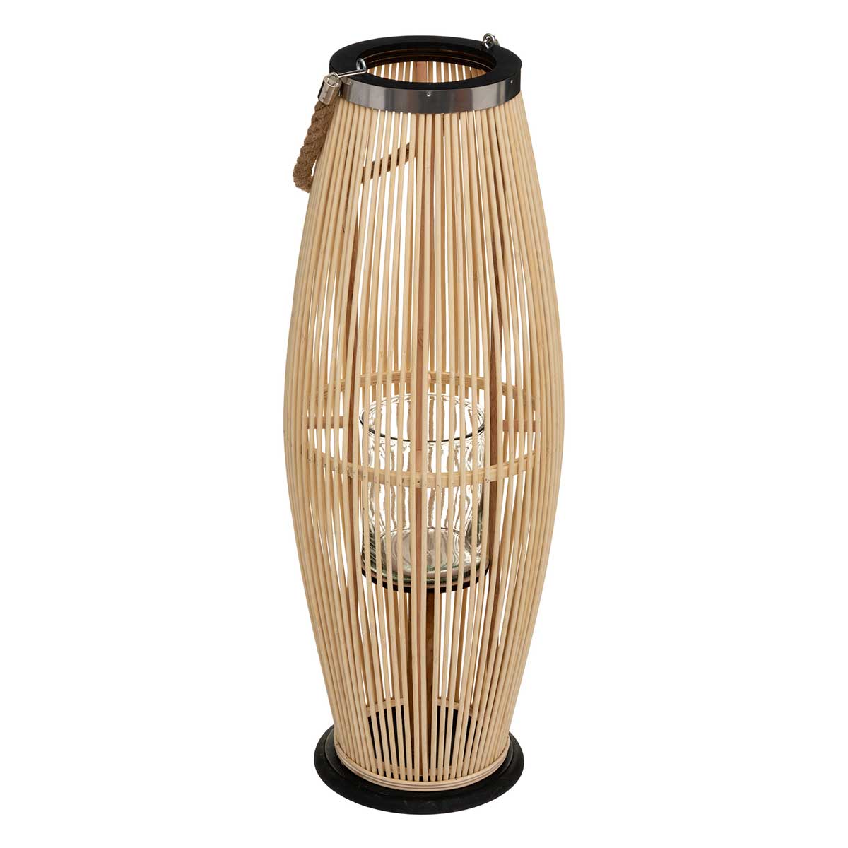 Lanterna Decorativa Fit Em Bambu