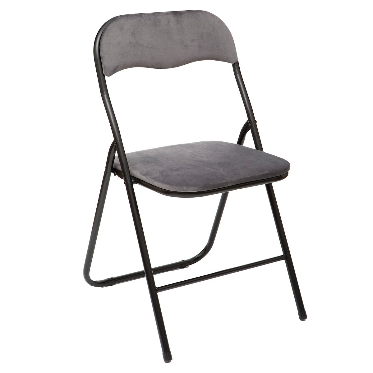Silla Plegable C/Asiento De Terciopelo