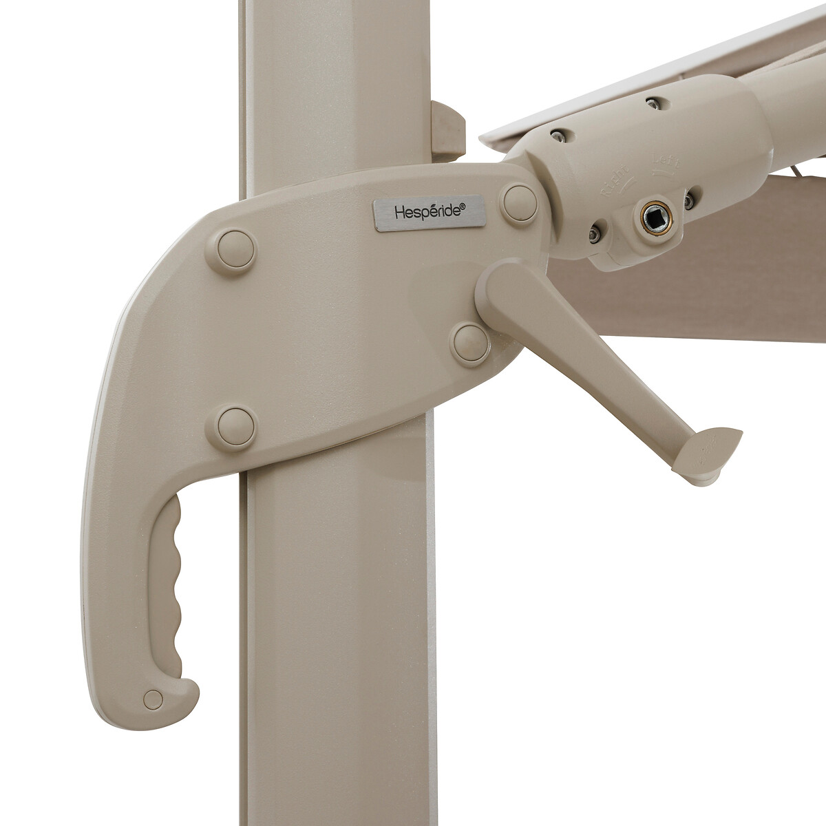 Parasol MELHIA color lino 4x3m