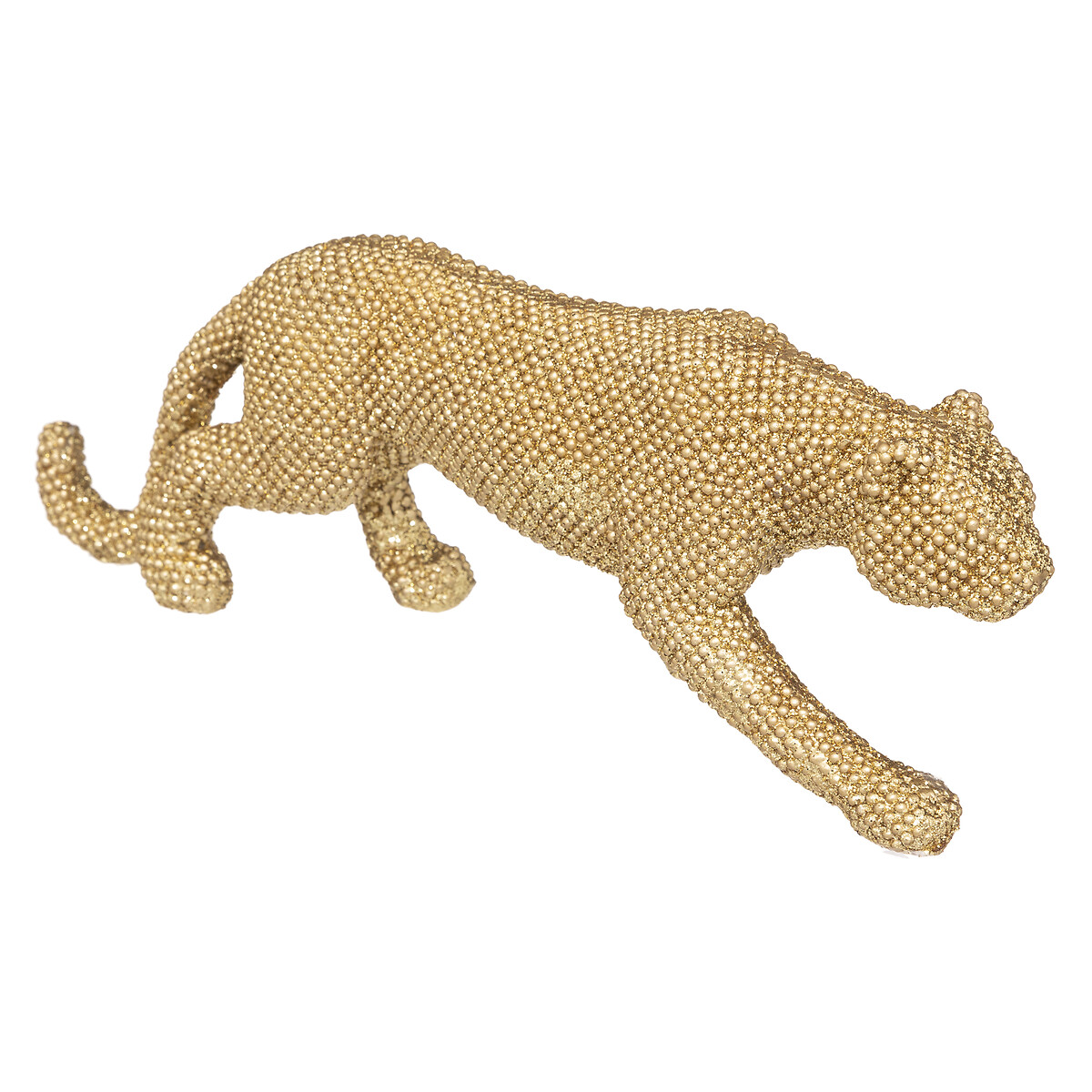 Figura leopardo ARTIFICE dorado 29cm