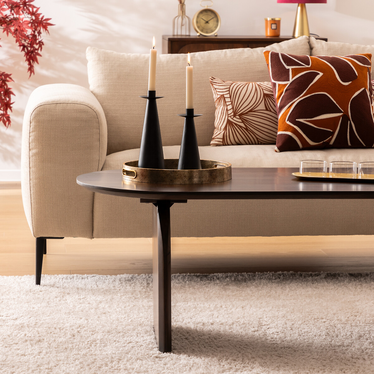 Candelabro de metal 24.5cm