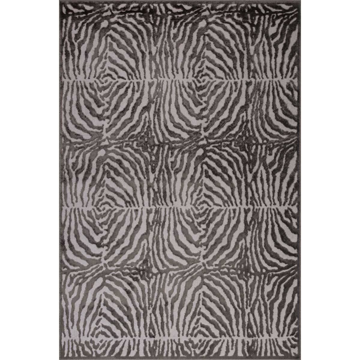 Tapete Zaha Zebra Cinza Antracite 200x285cm