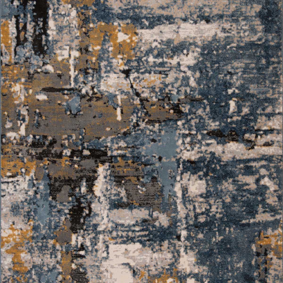 Tapete Zaha Abstract Azul 80x150cm