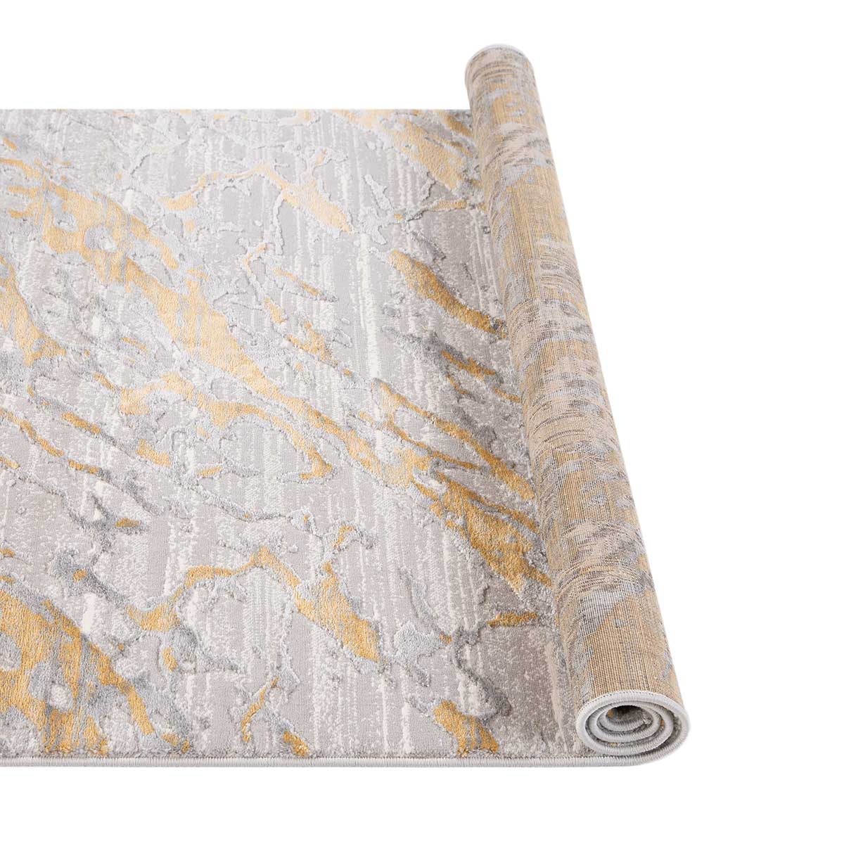 Alfombra Viqi Waves Amarilla 200x285cm