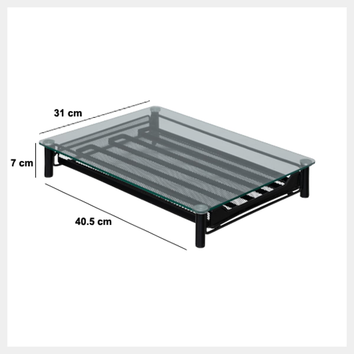 Soporte met&aacute;lico negro para 60 c&aacute;psulas de caf&eacute;