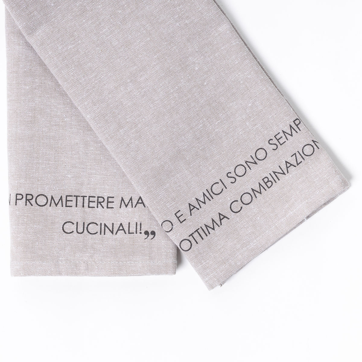 Juego de 2 pa&ntilde;os de cocina taupe 45x65cm