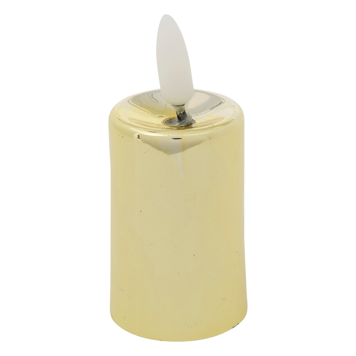 Set de 4 velas led doradas 