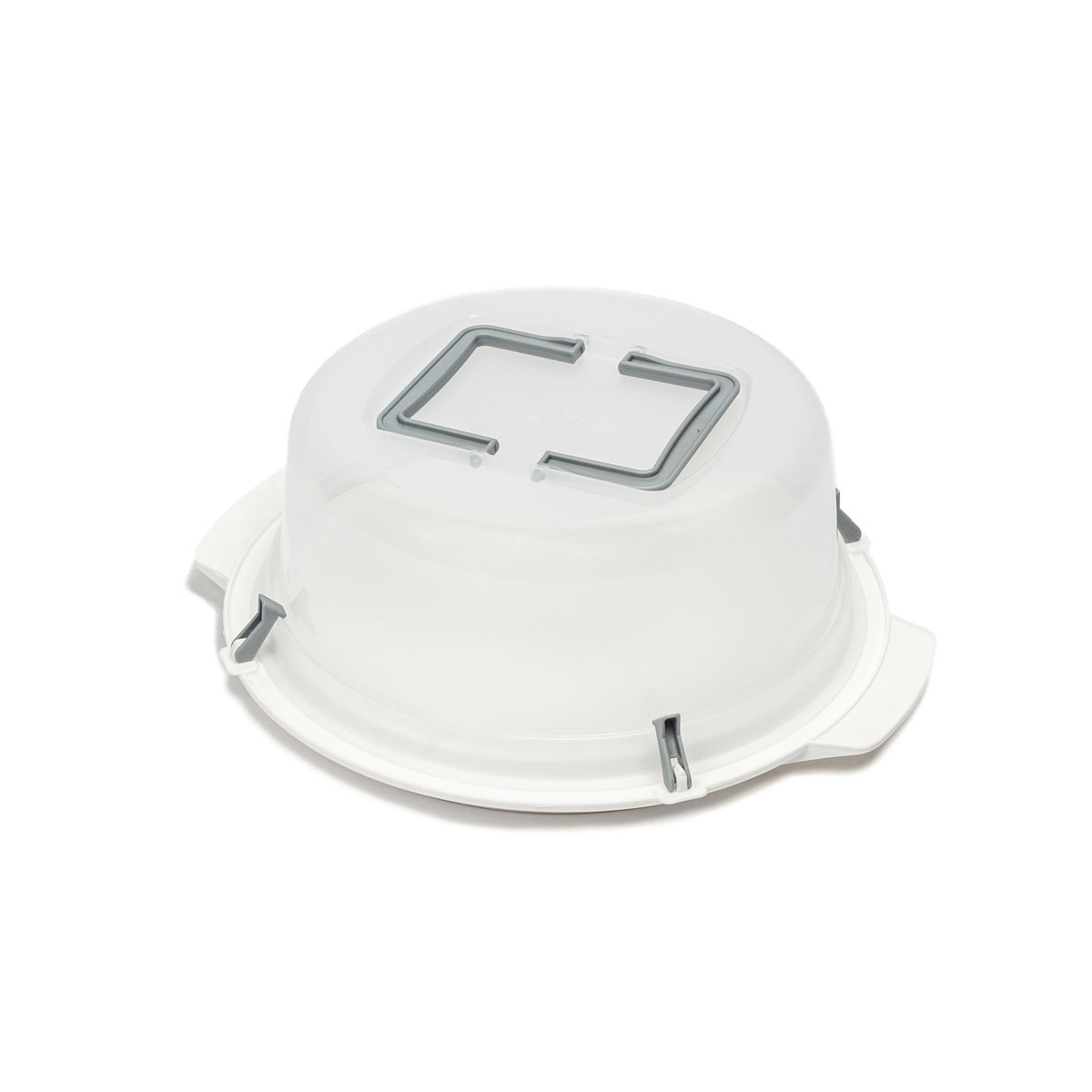 Boleira Branca Com Tampa Para Transporte