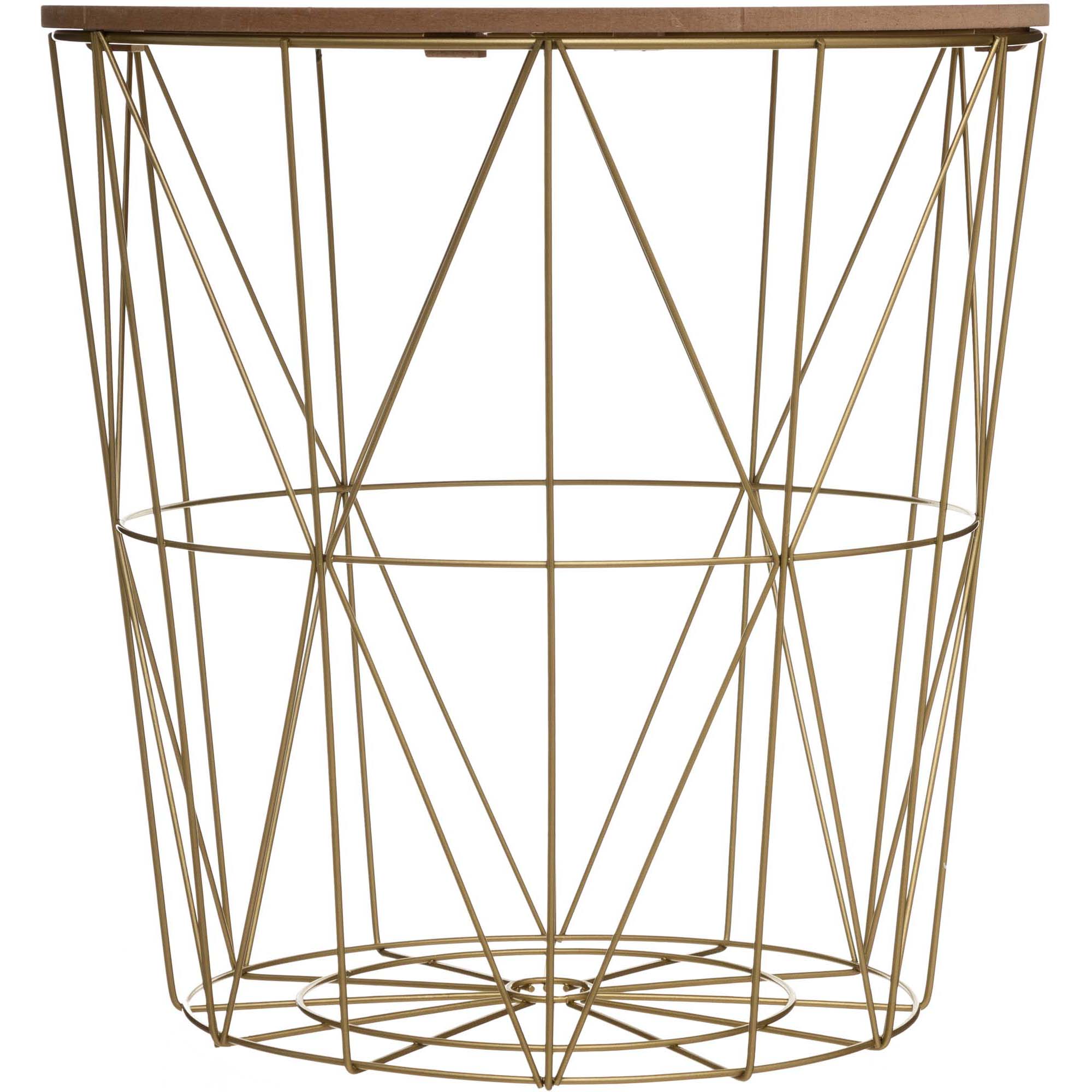 Mesa Auxiliar Kumi Mdf Metal 40x41Cm