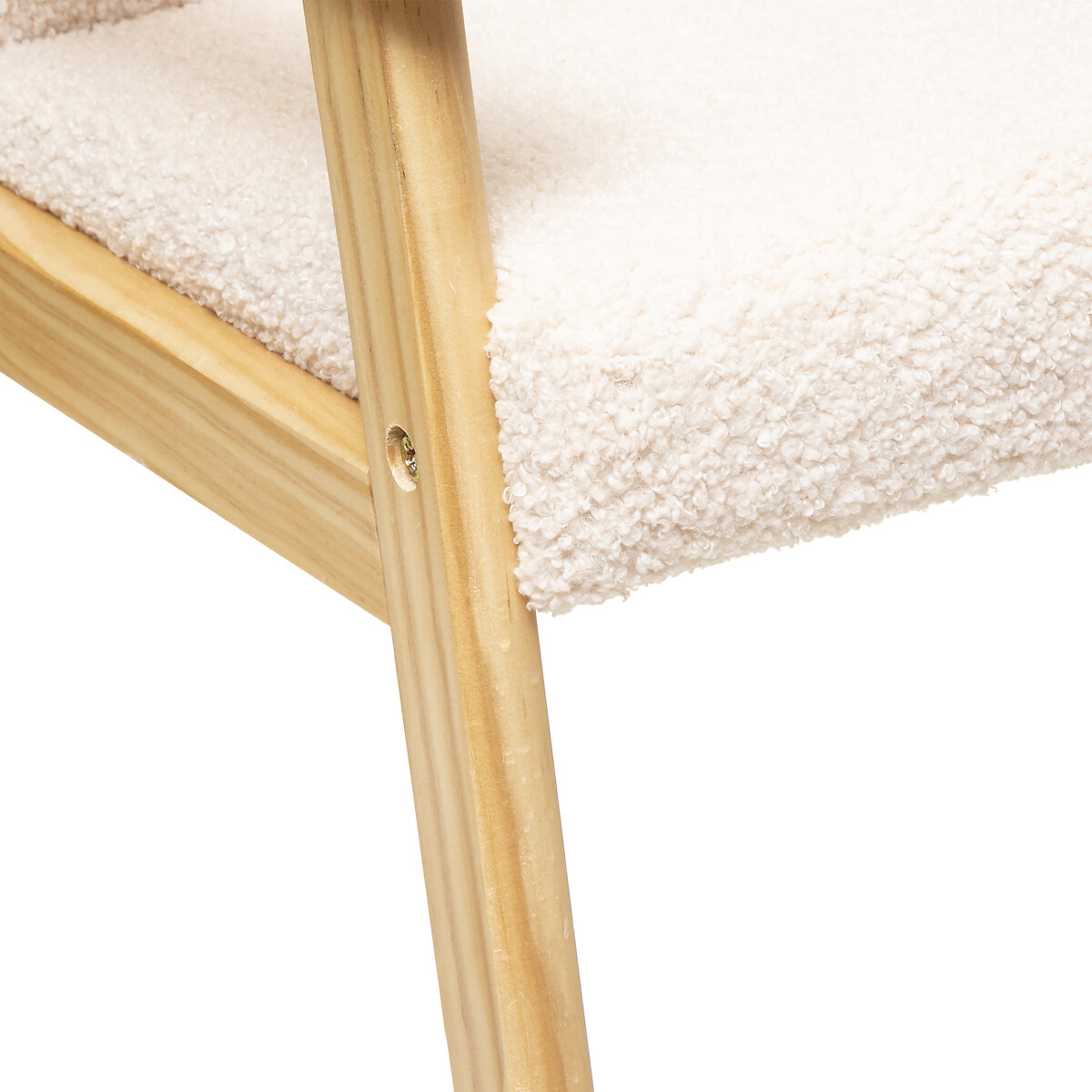 Sill&oacute;n boucl&eacute; BASILE crudo