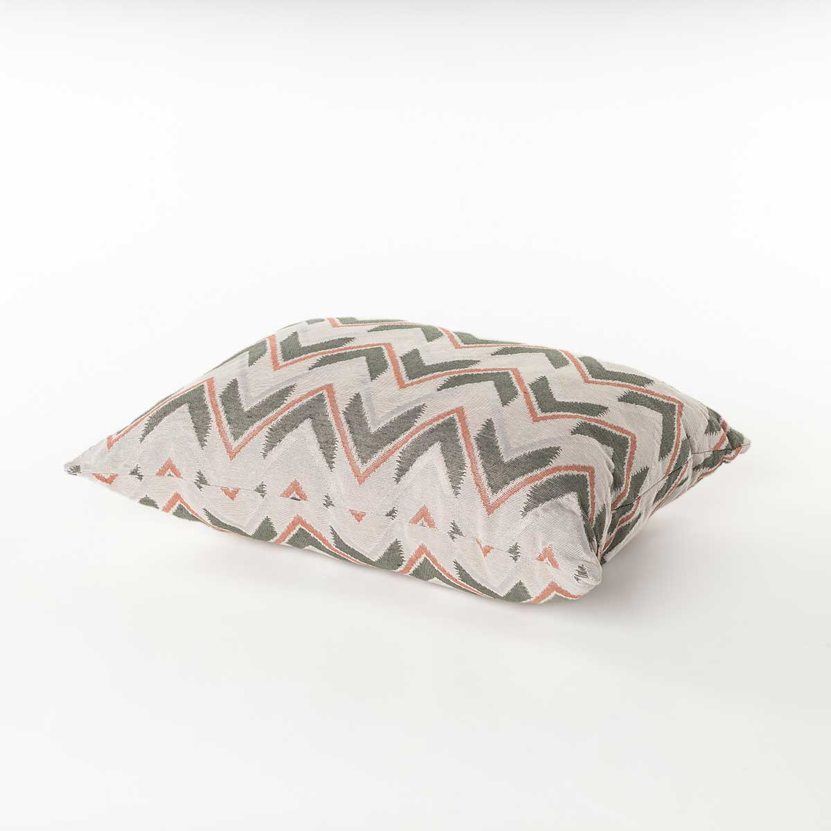 Almohada VIBES naranja y verde 45x60cm