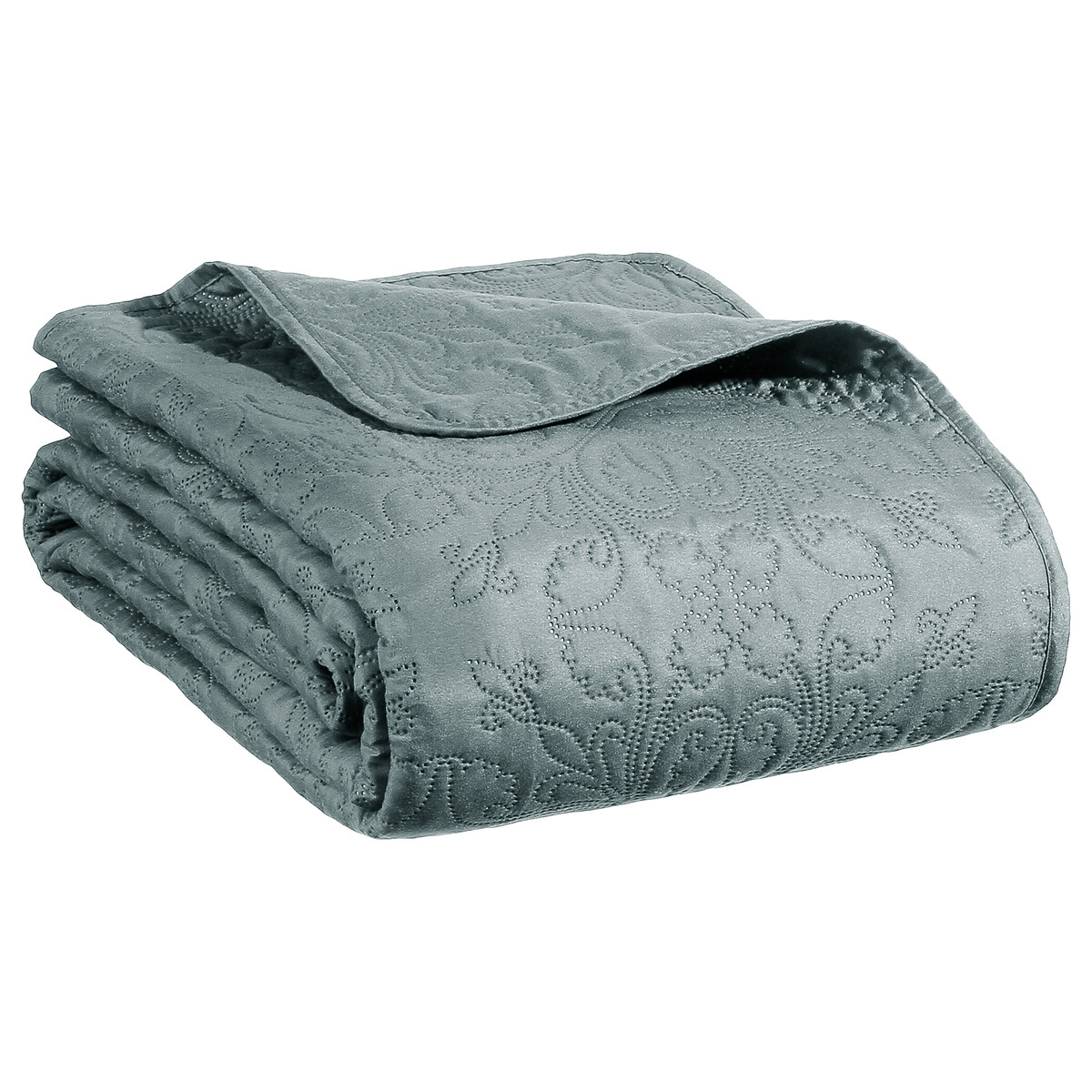 Colcha y 2 fundas ARABESQUE azul 240x26cm