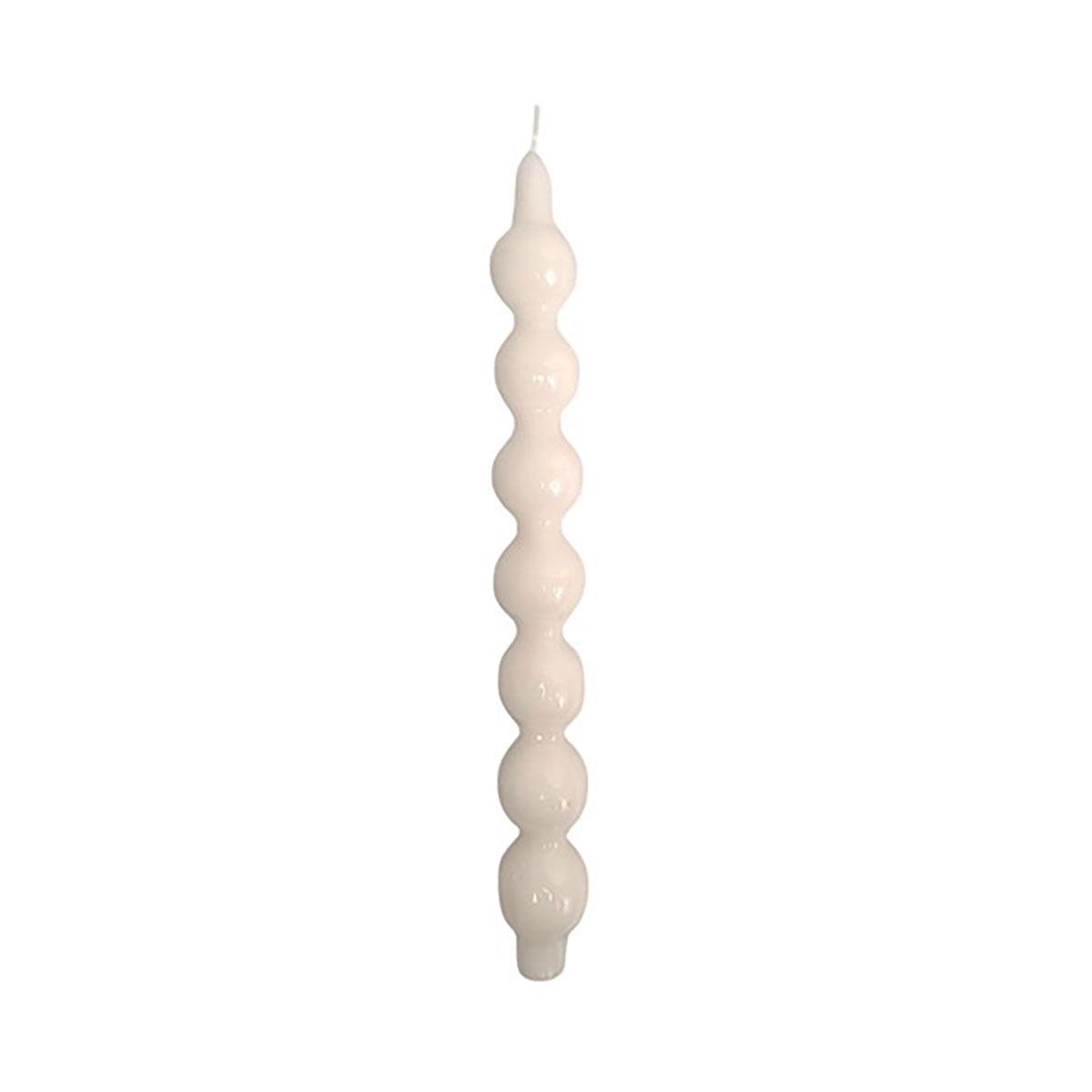 Juego de 2 velas bolas 30cm blancas