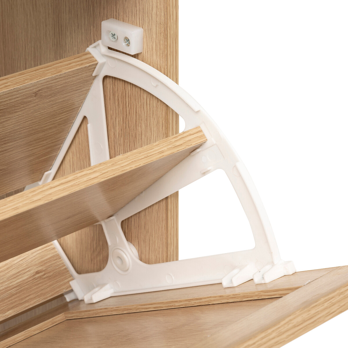 Zapatero con 3 cajones beige 113cm