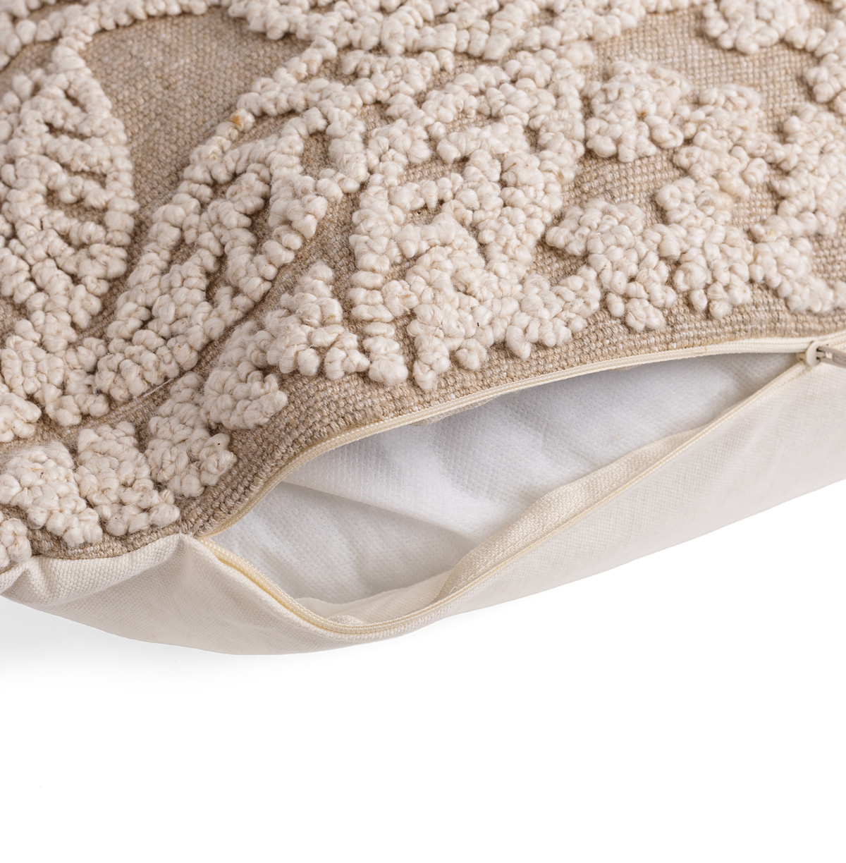 Almohada ELODIE beige 45x45cm